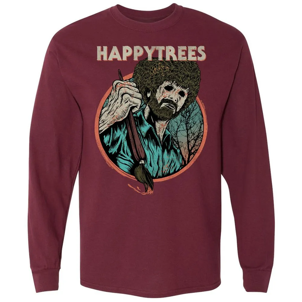 Long Sleeve T-Shirt - YF6V4ENB - Maroon - 11