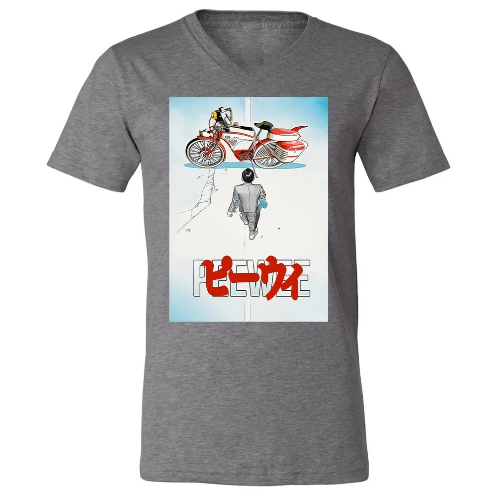 Unisex V-Neck T-Shirt - TMHYBTJ2 - Deep Heather - 13