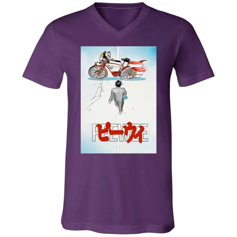 Unisex V-Neck T-Shirt - TMHYBTJ2 - Team Purple - 9
