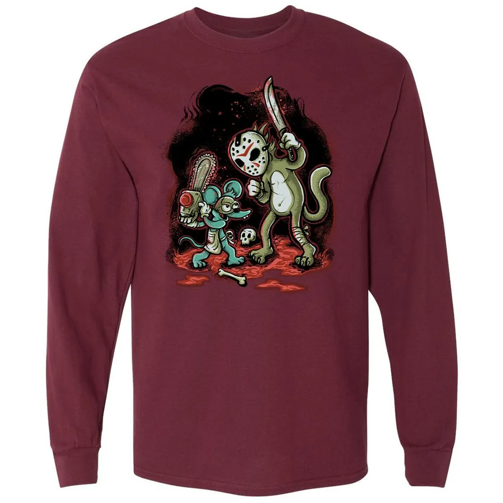 Long Sleeve T-Shirt - CNPG2ZFR - Maroon - 11