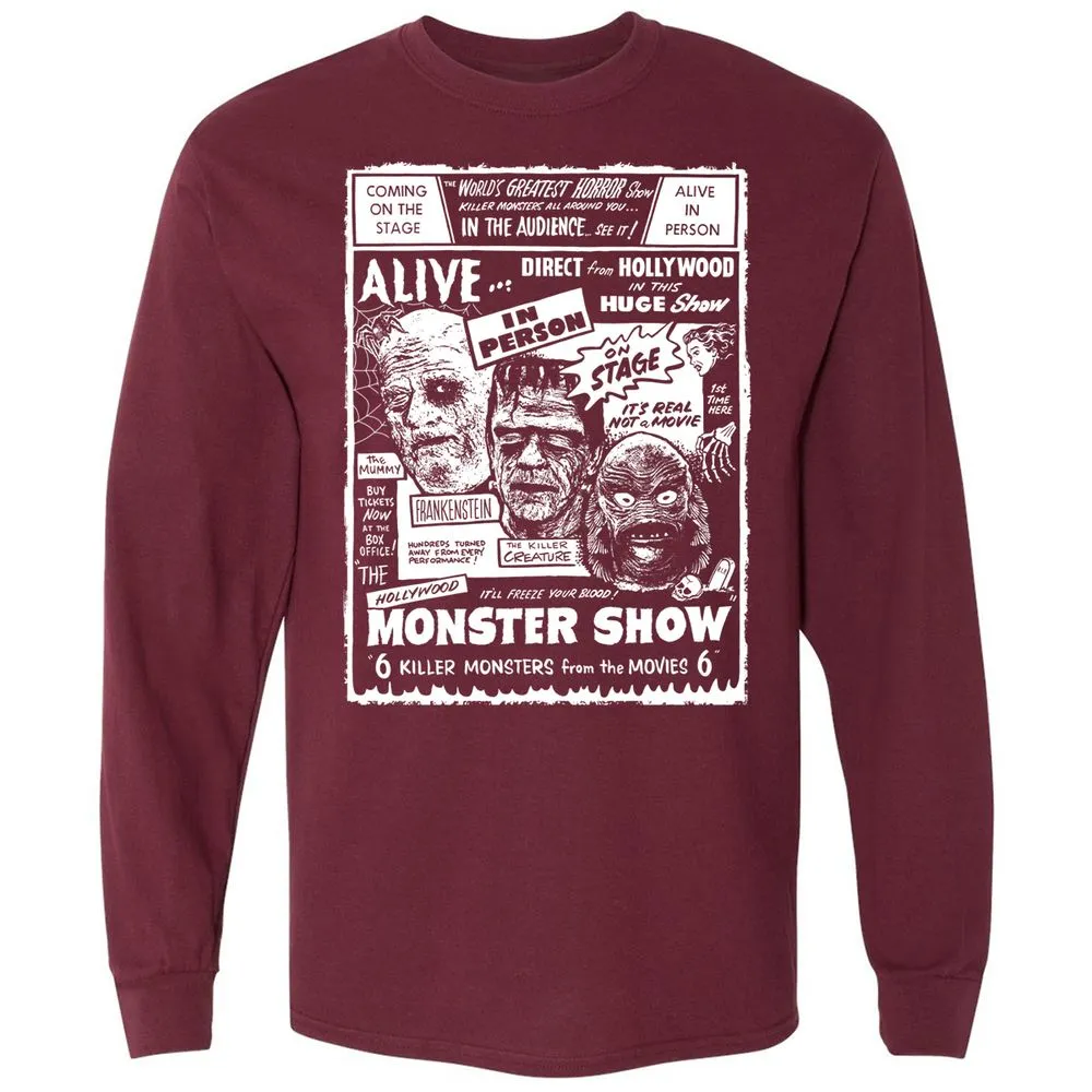 Long Sleeve T-Shirt - 2RHSZ3CL - Maroon - 11