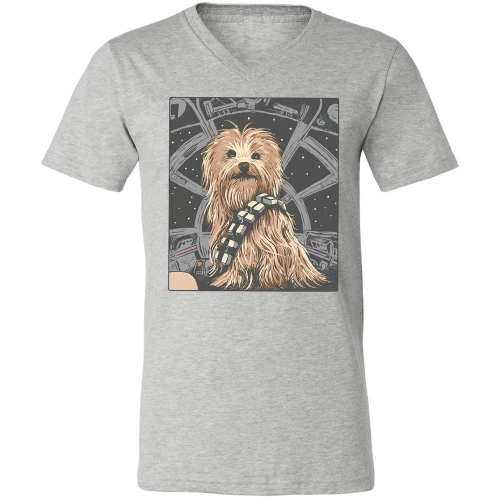 Unisex V-Neck T-Shirt - 5B4SERCY - Athletic Heather - 7