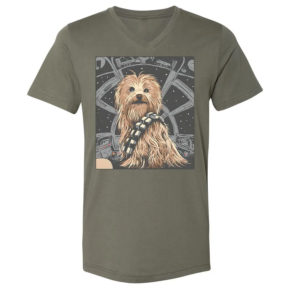 Unisex V-Neck T-Shirt - 5B4SERCY - Military Green - 10