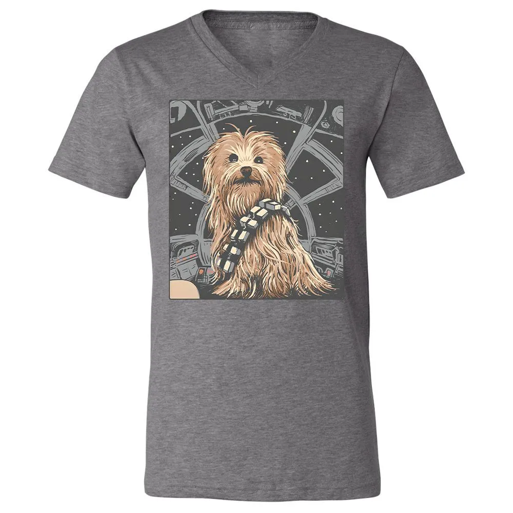 Unisex V-Neck T-Shirt - 5B4SERCY - Deep Heather - 13