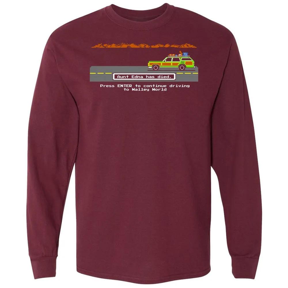 Long Sleeve T-Shirt - 3MU34587 - Maroon - 11