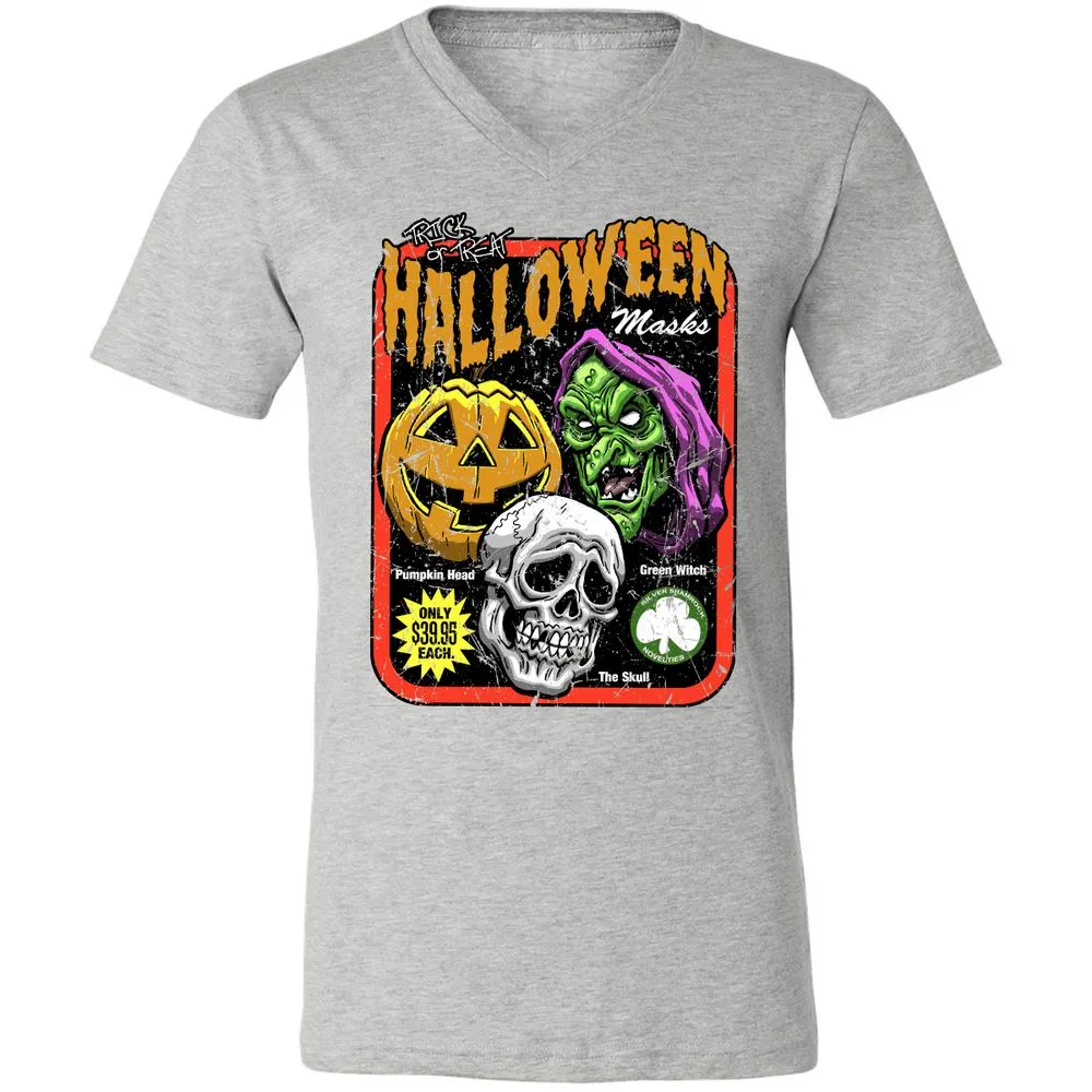Unisex V-Neck T-Shirt - RB8AGSY9 - Athletic Heather - 7