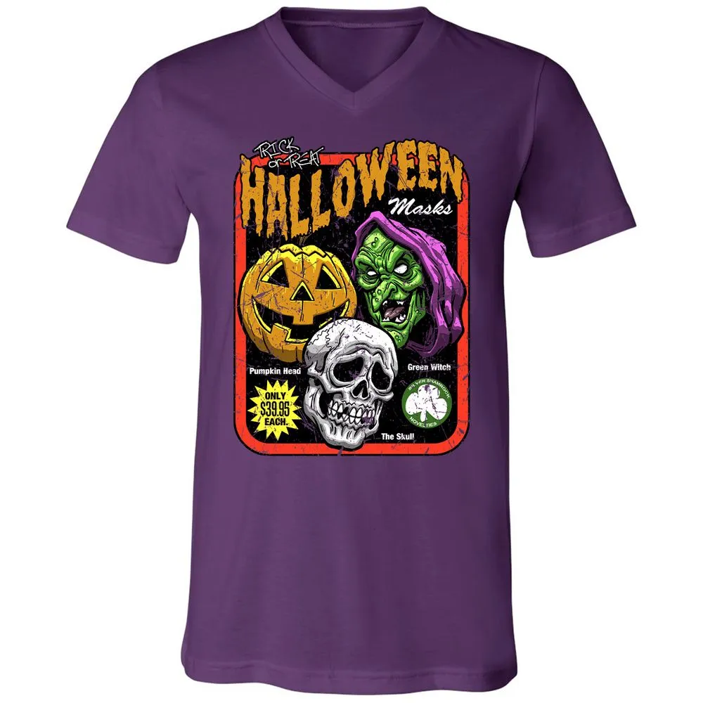Unisex V-Neck T-Shirt - RB8AGSY9 - Team Purple - 9