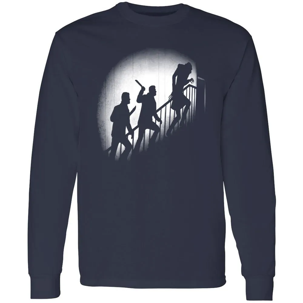 Long Sleeve T-Shirt - 1BY6L2PP - Navy - 2
