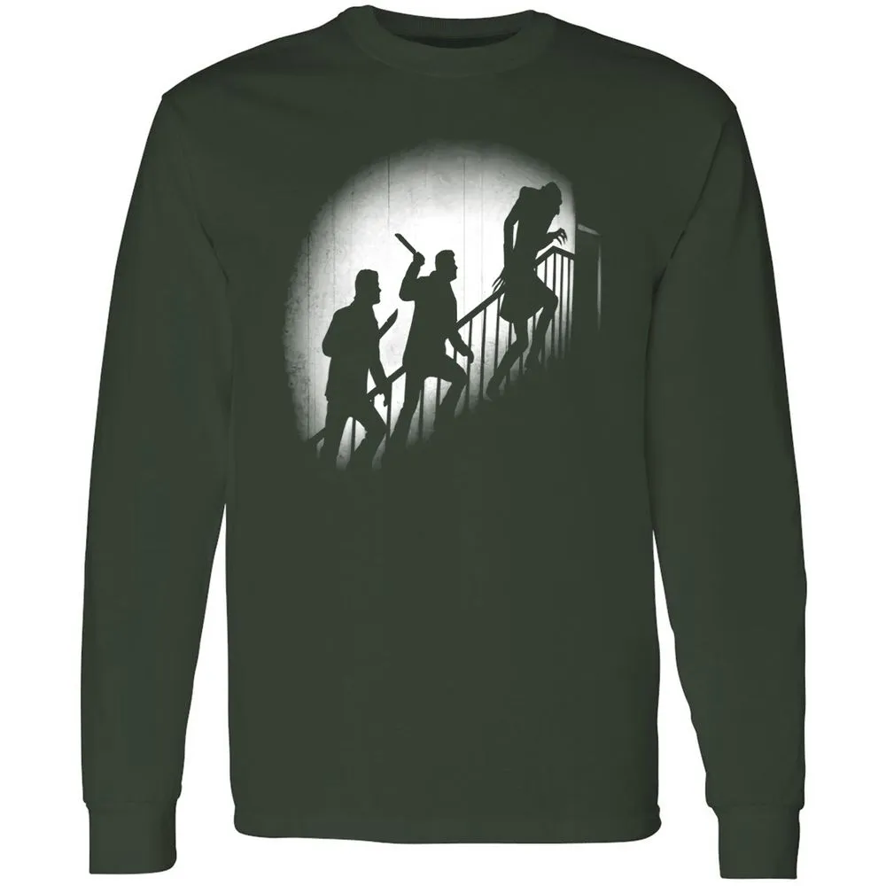 Long Sleeve T-Shirt - 1BY6L2PP - Forest Green - 4