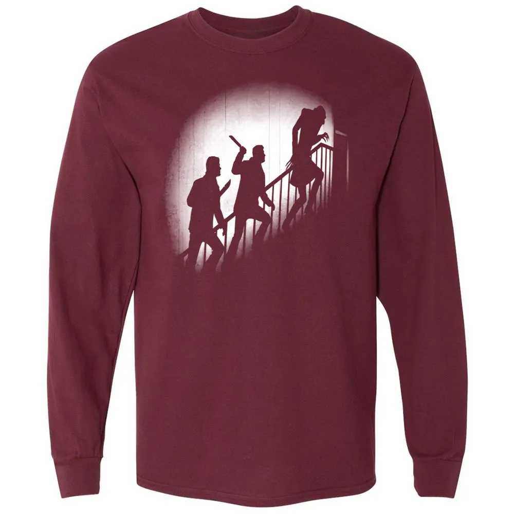 Long Sleeve T-Shirt - 1BY6L2PP - Maroon - 11