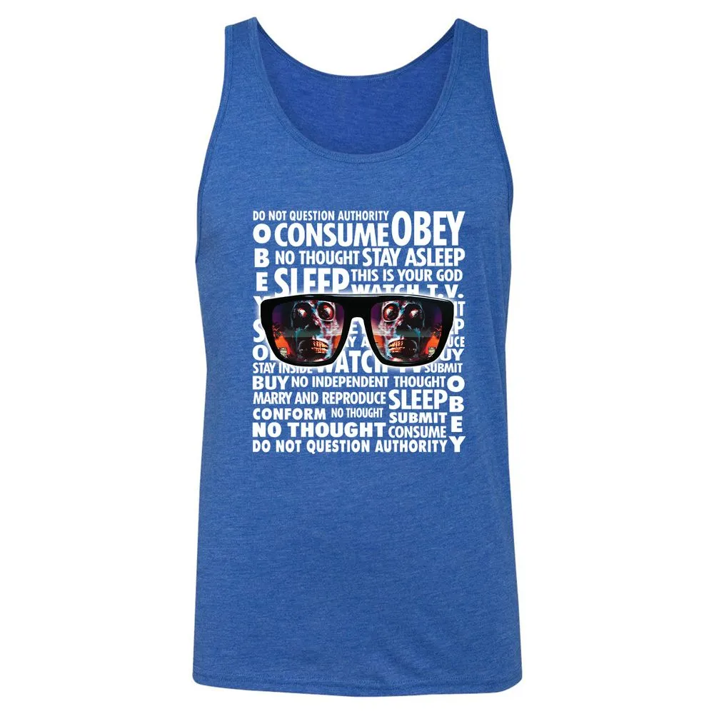 Unisex Jersey Tank - 4PSWVXVN - True Royal Triblend - 12