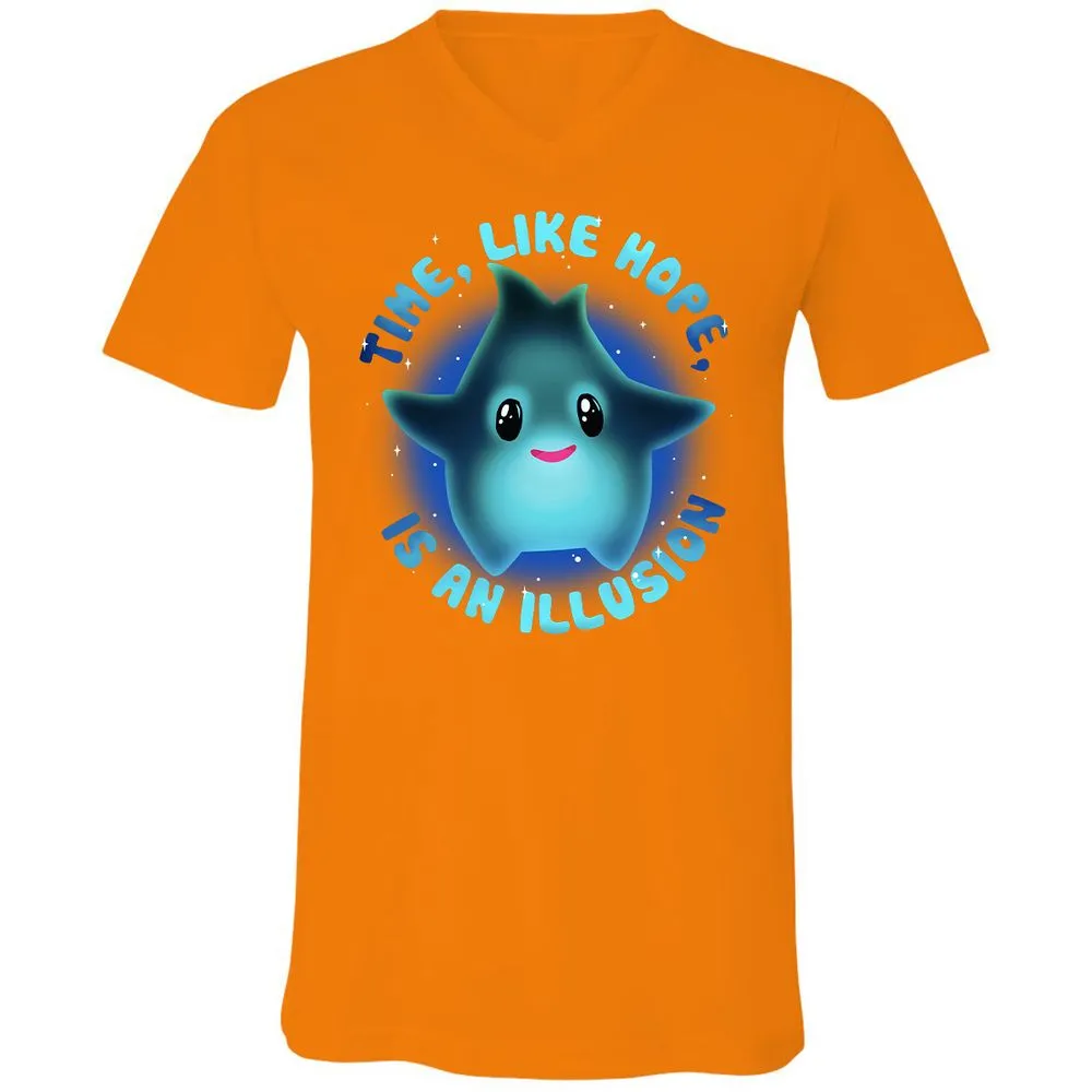 Unisex V-Neck T-Shirt - 86VDM62S - Orange - 11