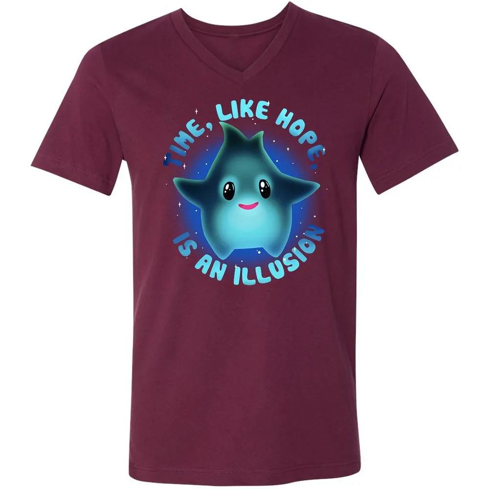 Unisex V-Neck T-Shirt - 86VDM62S - Maroon - 6