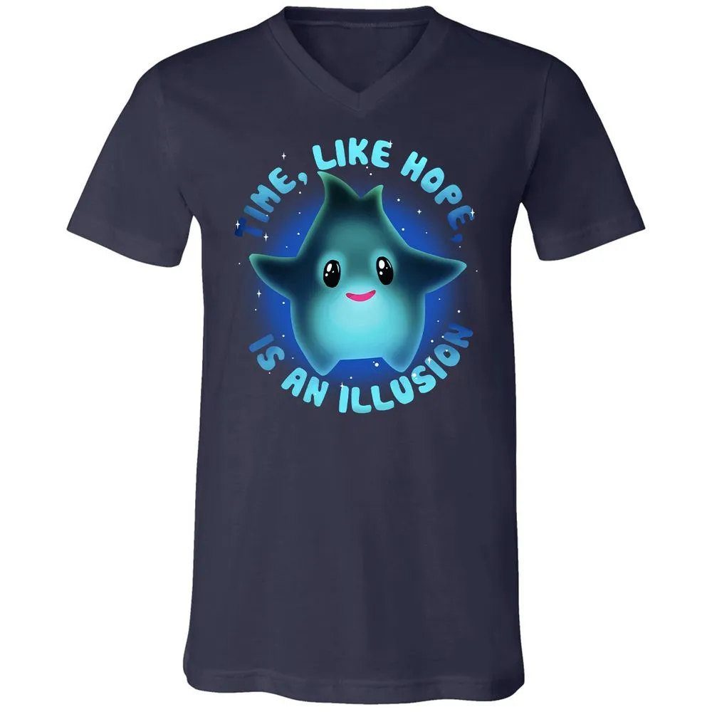 Unisex V-Neck T-Shirt - 86VDM62S - Navy - 2