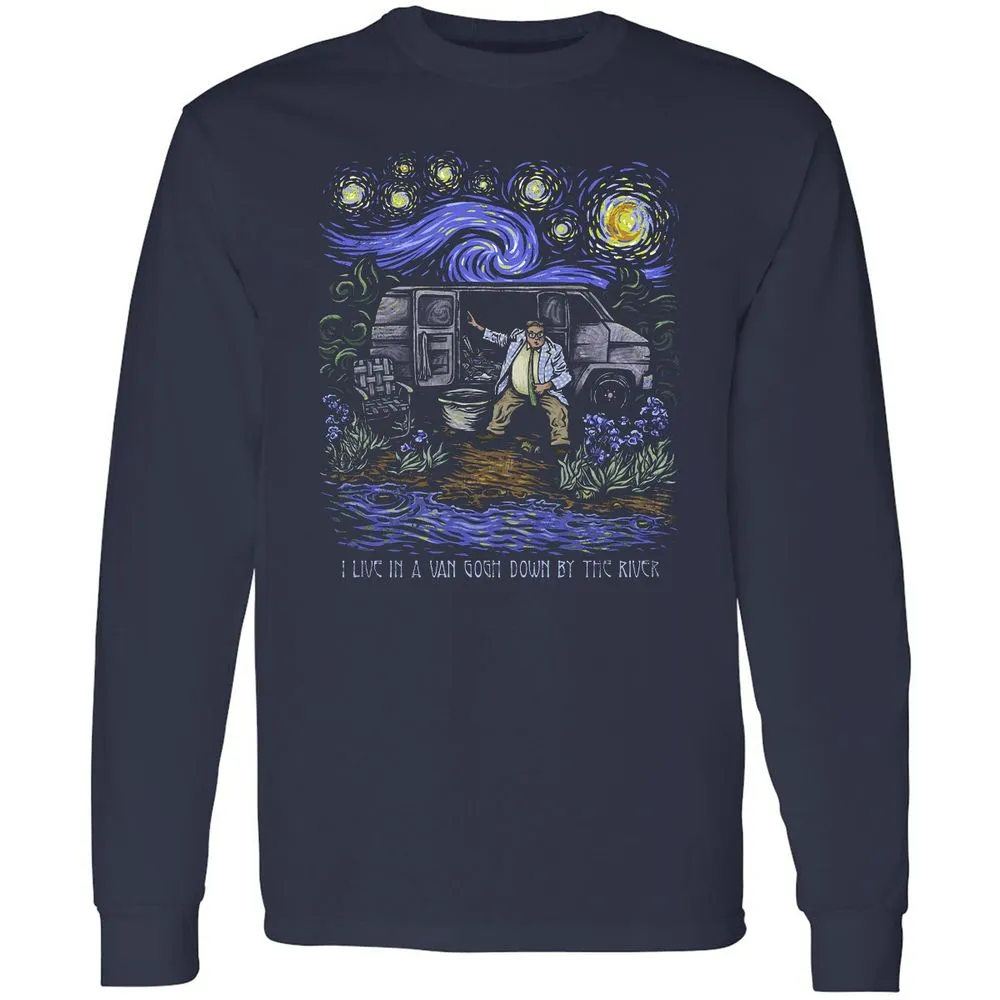 Long Sleeve T-Shirt - YQXDY422 - Navy - 2