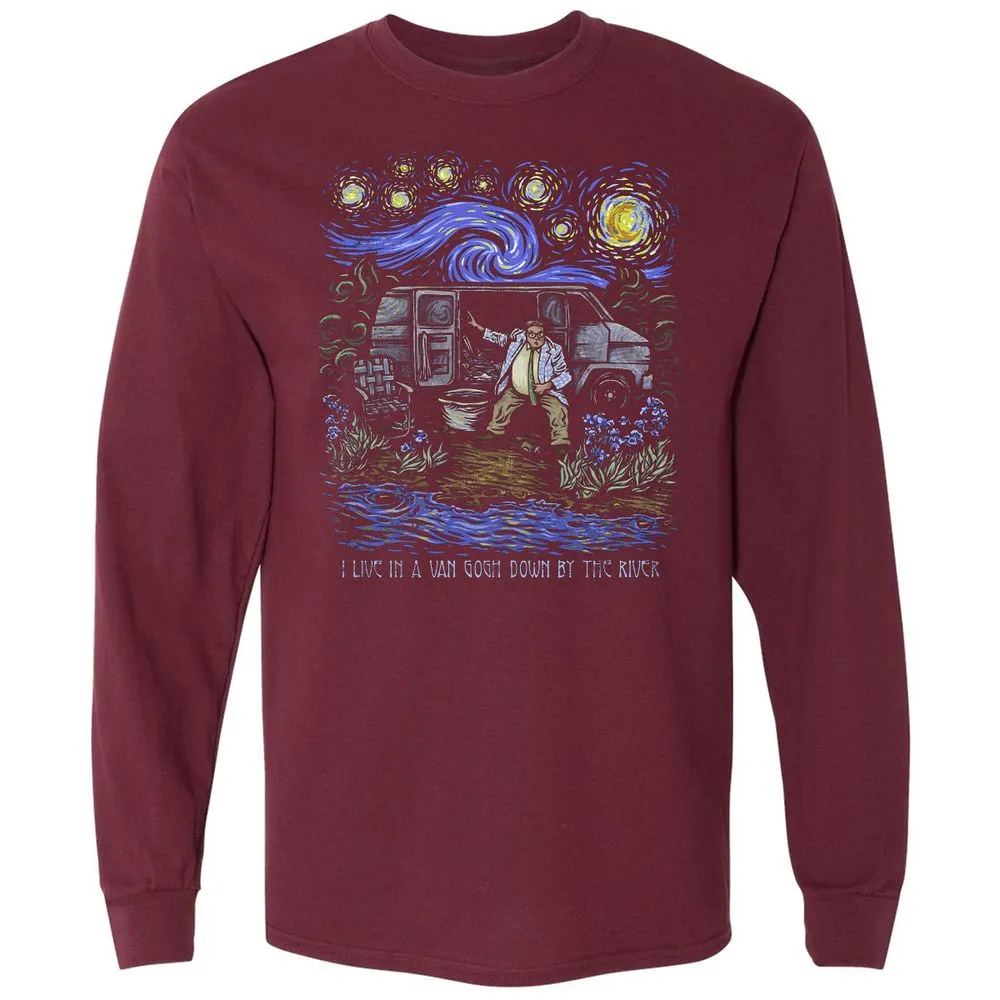 Long Sleeve T-Shirt - YQXDY422 - Maroon - 11
