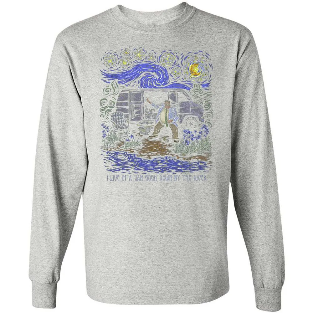 Long Sleeve T-Shirt - YQXDY422 - Ash - 7