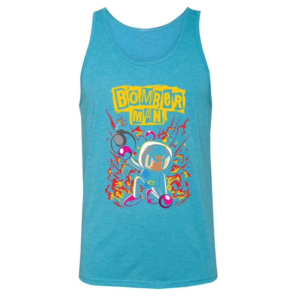 Unisex Jersey Tank - SLP543L5 - Aqua Triblend - 3