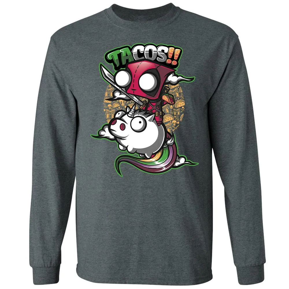 Long Sleeve T-Shirt - 1MUD555F - Dark Heather - 15