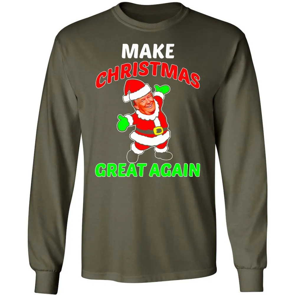 Long Sleeve T-Shirt - D5S25GKH - Military Green - 16