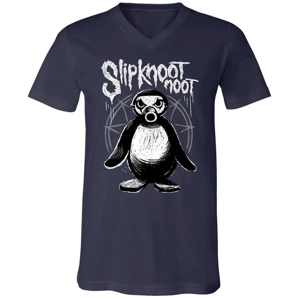 Unisex V-Neck T-Shirt - RY8STQJY - Navy - 2