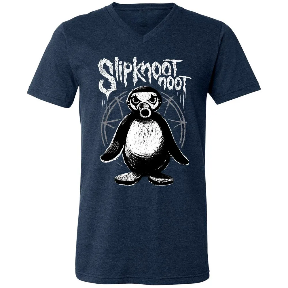 Unisex V-Neck T-Shirt - RY8STQJY - Heather Navy - 15