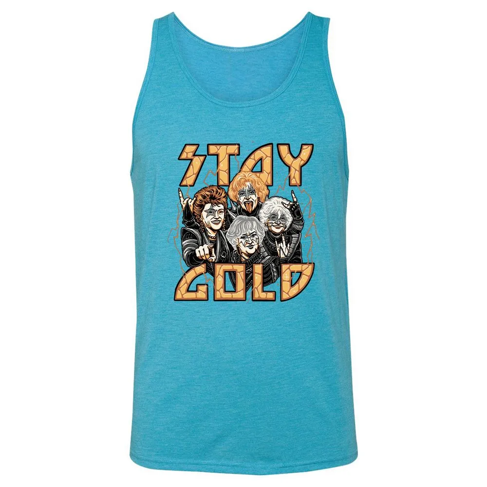 Unisex Jersey Tank - VXBGV9AF - Aqua Triblend - 3