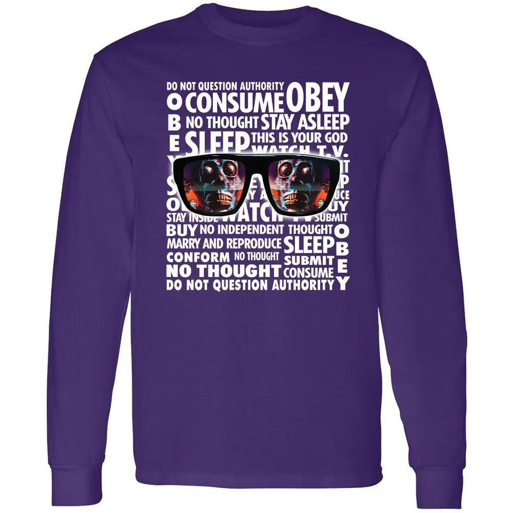 Long Sleeve T-Shirt - WJKSYSF4 - Purple - 13