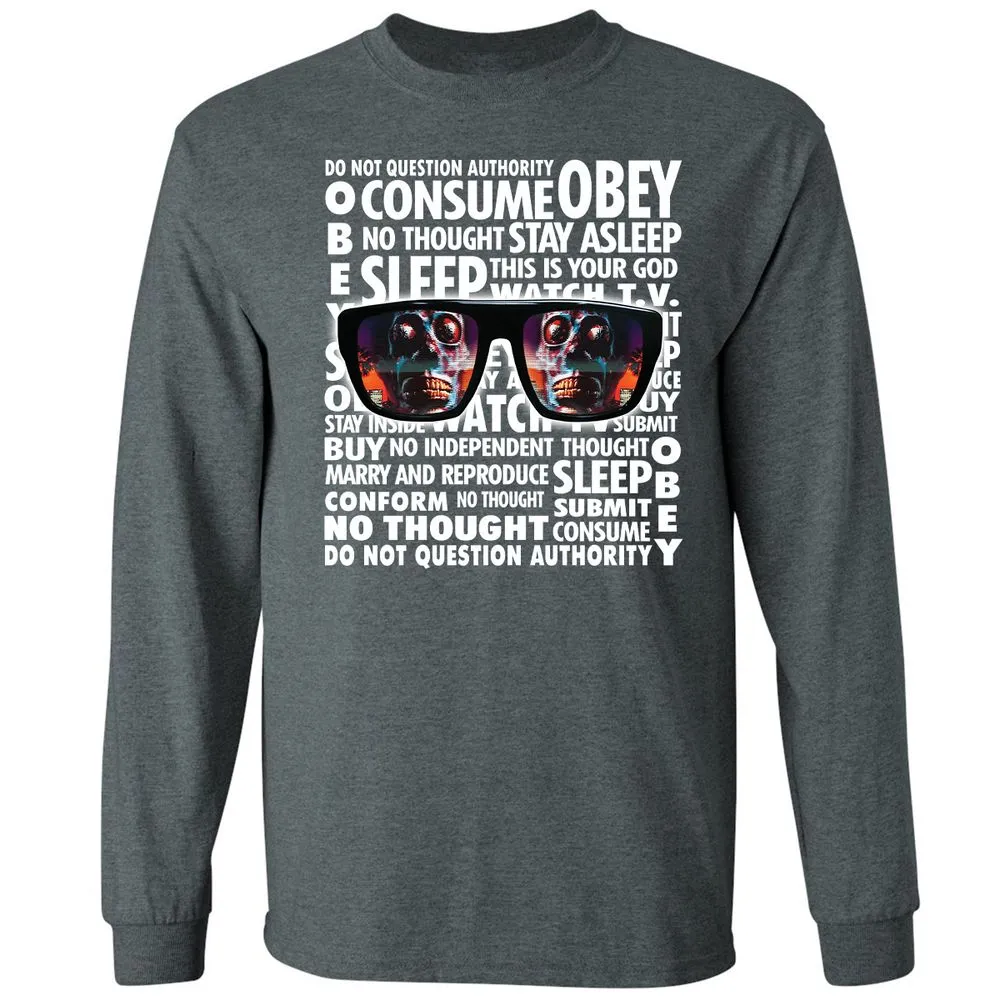 Long Sleeve T-Shirt - WJKSYSF4 - Dark Heather - 15
