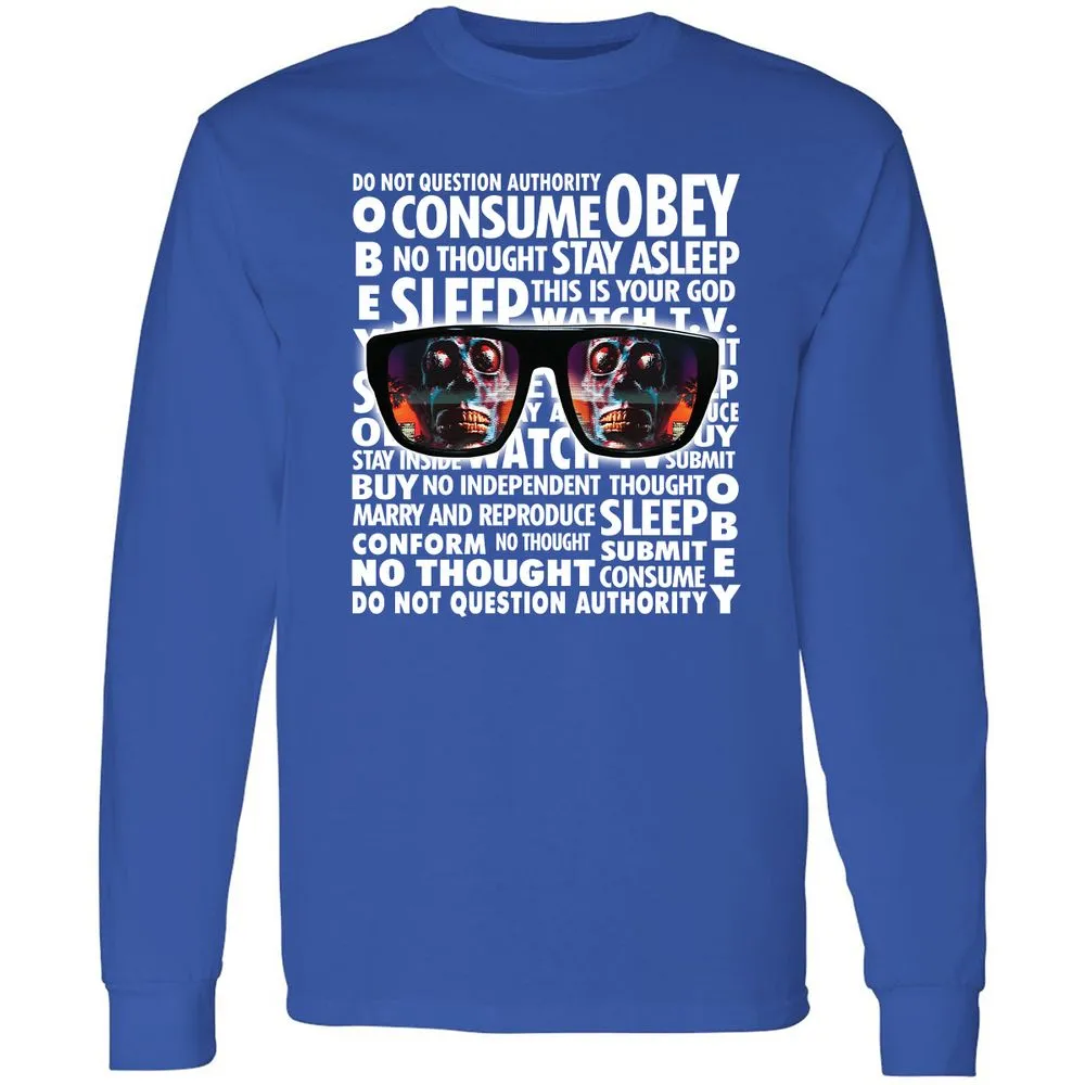 Long Sleeve T-Shirt - WJKSYSF4 - Royal - 8