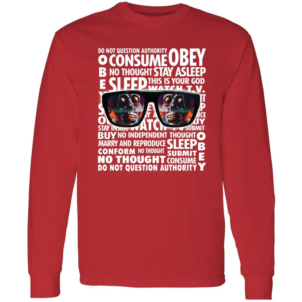 Long Sleeve T-Shirt - WJKSYSF4 - Red - 14