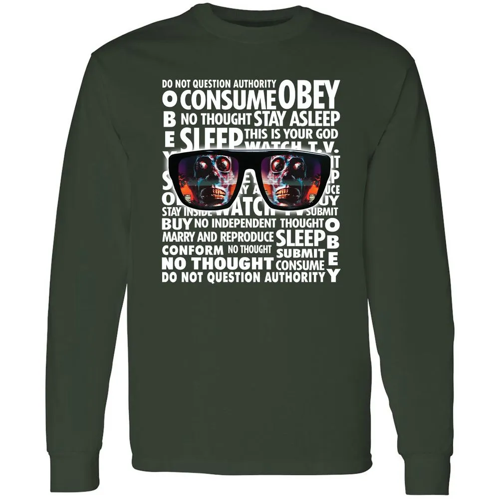 Long Sleeve T-Shirt - WJKSYSF4 - Forest Green - 4
