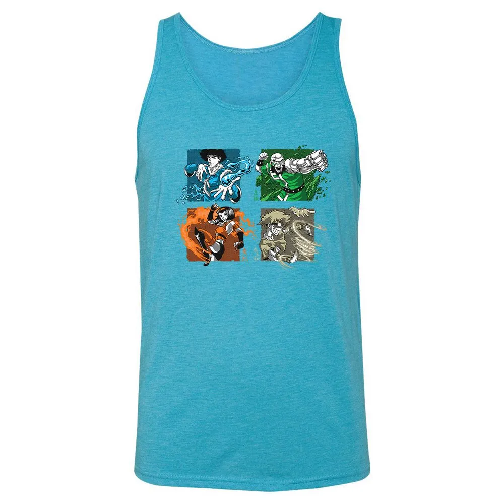 Unisex Jersey Tank - 96LFB2C3 - Aqua Triblend - 3