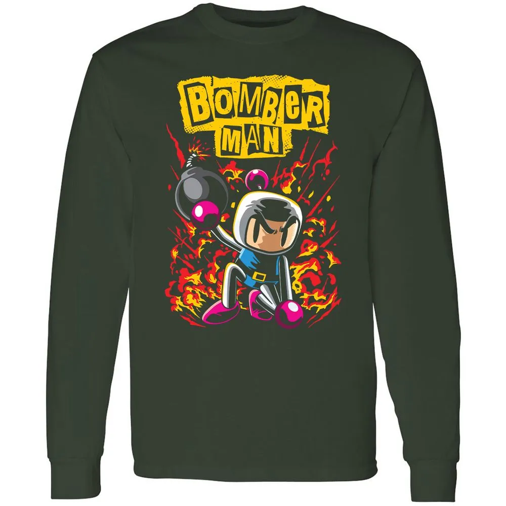 Long Sleeve T-Shirt - CCBU8Q78 - Forest Green - 4
