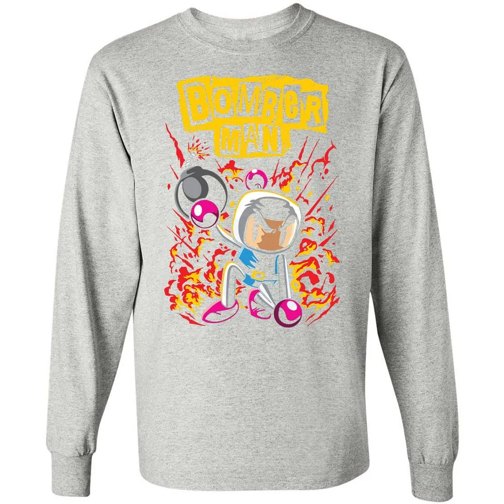 Long Sleeve T-Shirt - CCBU8Q78 - Ash - 7
