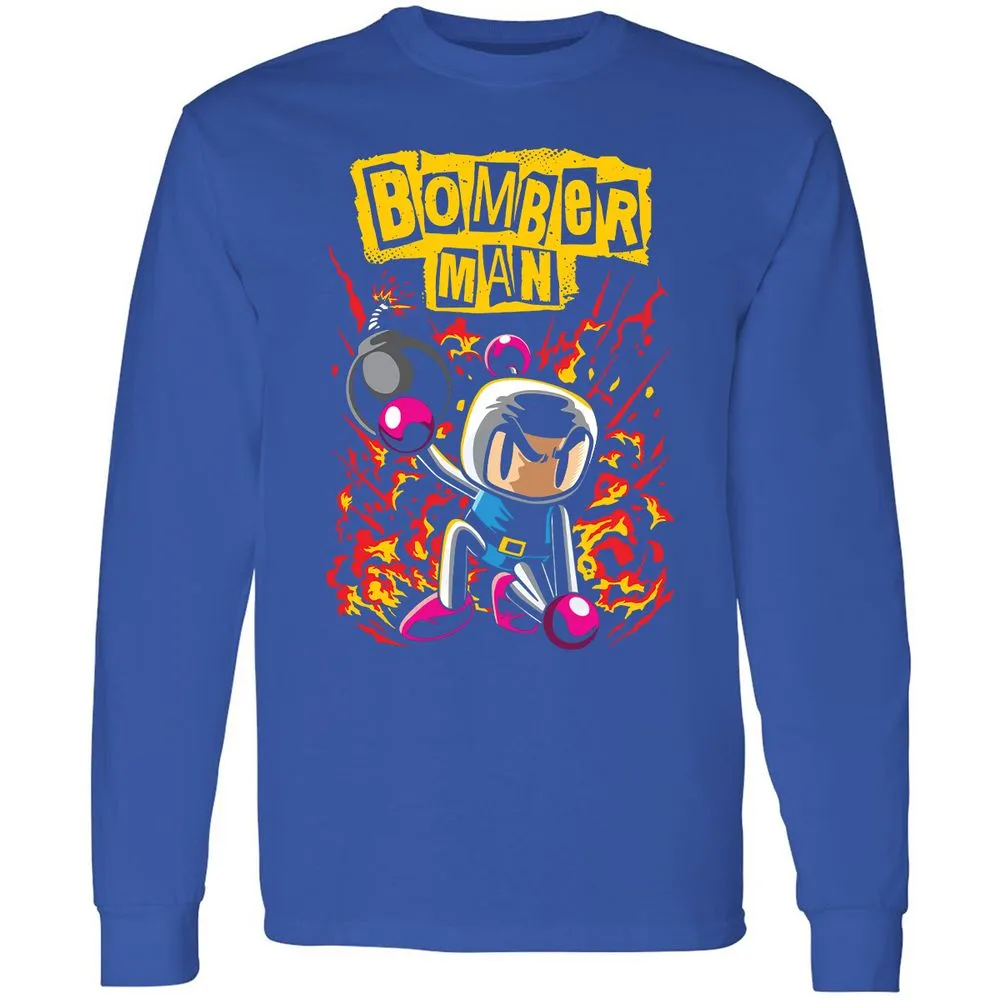 Long Sleeve T-Shirt - CCBU8Q78 - Royal - 8