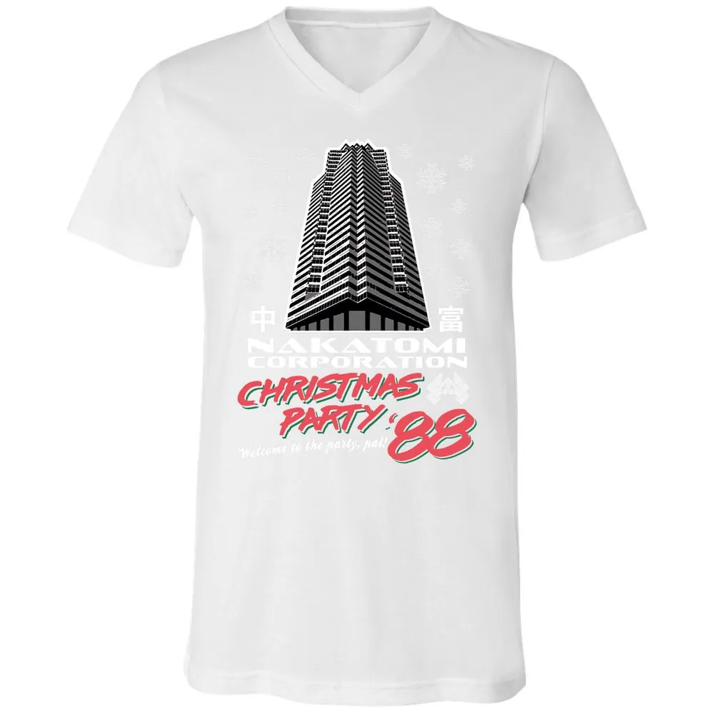 Unisex V-Neck T-Shirt - 8QV2XRD8 - White - 5