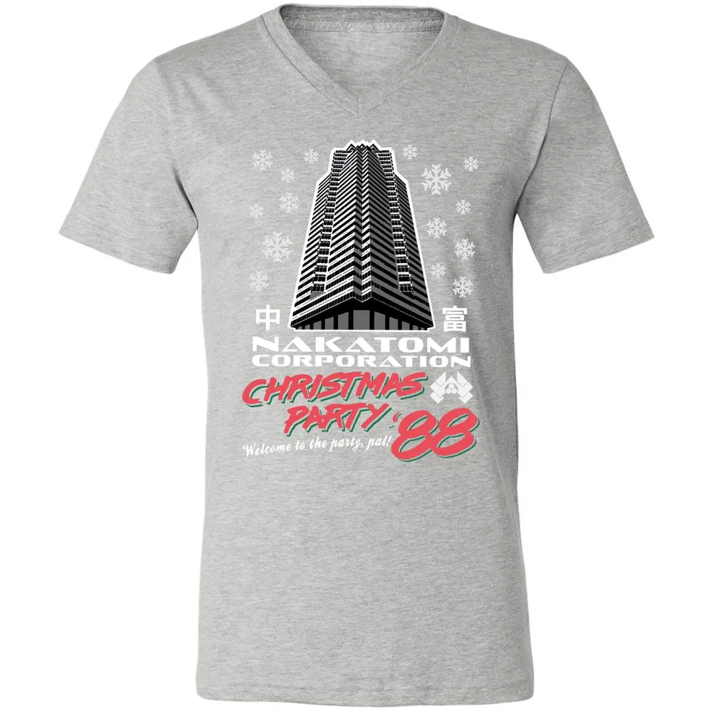 Unisex V-Neck T-Shirt - 8QV2XRD8 - Athletic Heather - 7