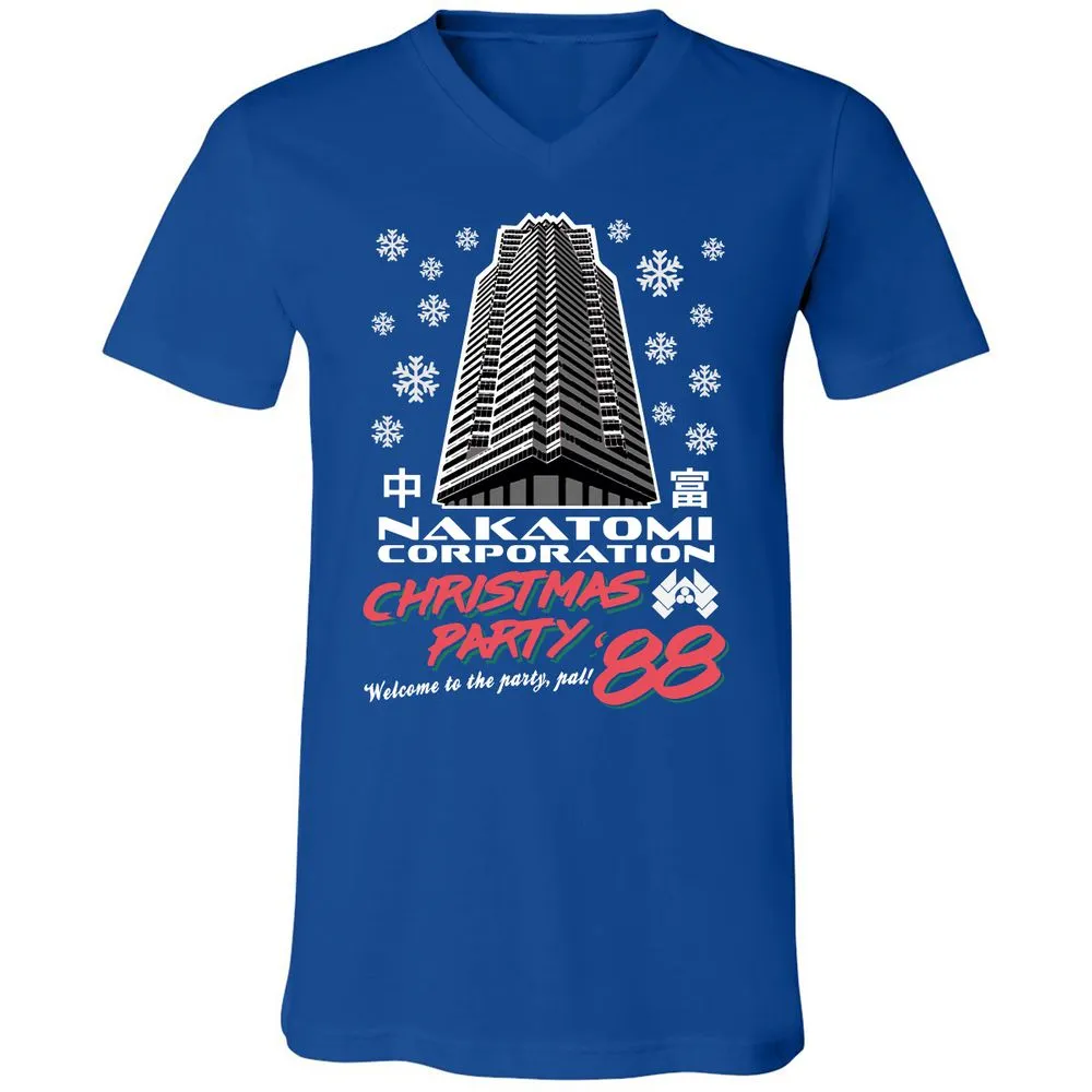 Unisex V-Neck T-Shirt - 8QV2XRD8 - True Royal - 4