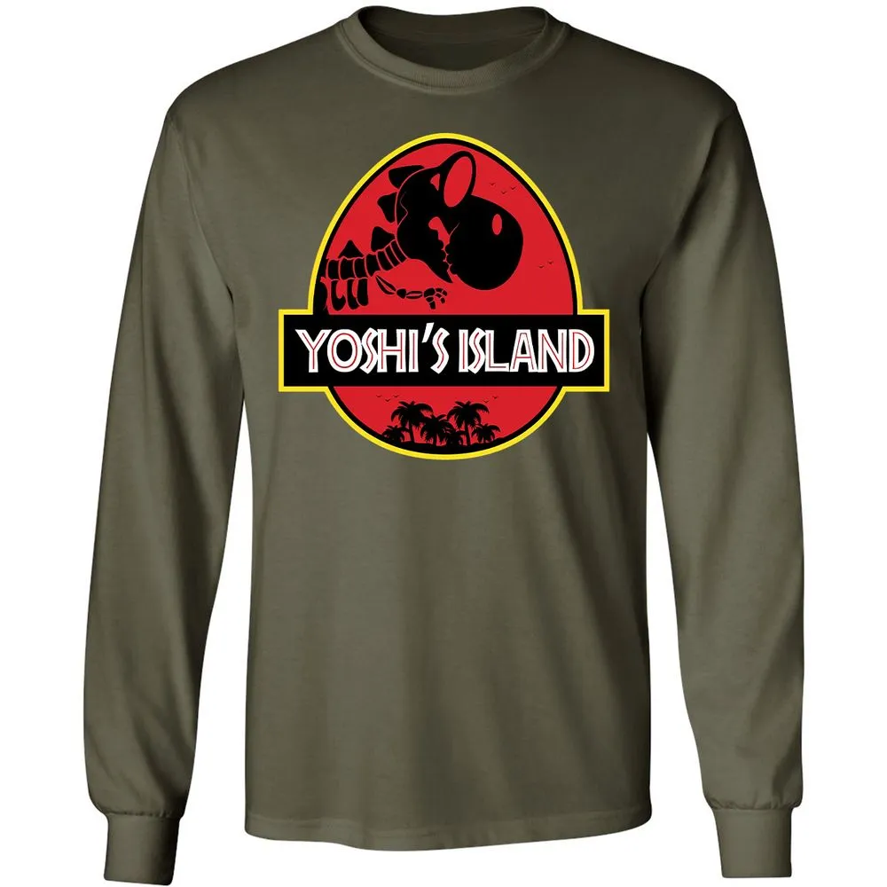 Long Sleeve T-Shirt - HDJPN6U7 - Military Green - 16