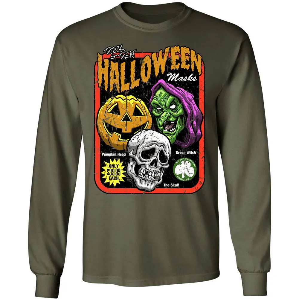 Long Sleeve T-Shirt - 7EPESJWQ - Military Green - 16