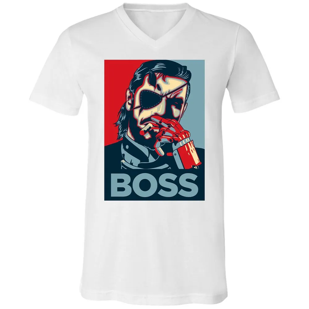 Unisex V-Neck T-Shirt - N463BMAT - White - 5