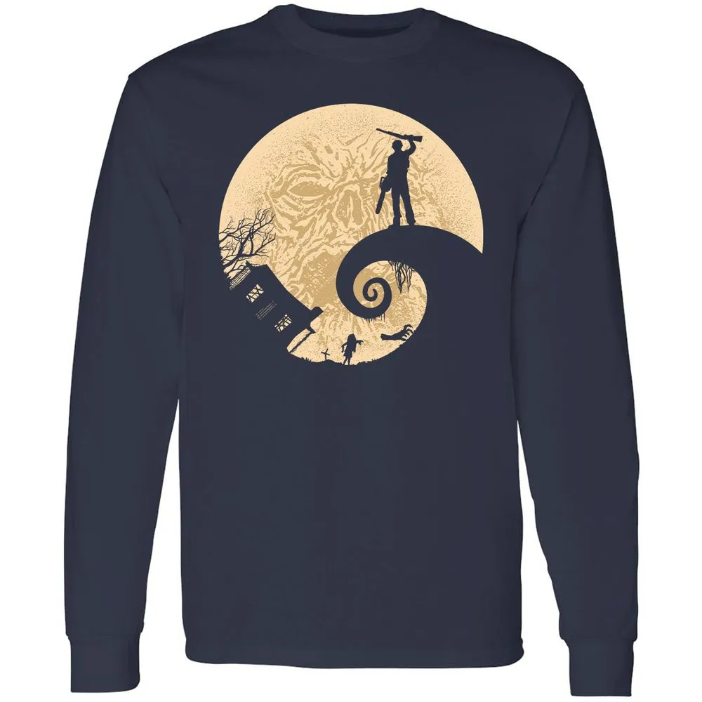 Long Sleeve T-Shirt - D4RFAFC2 - Navy - 2