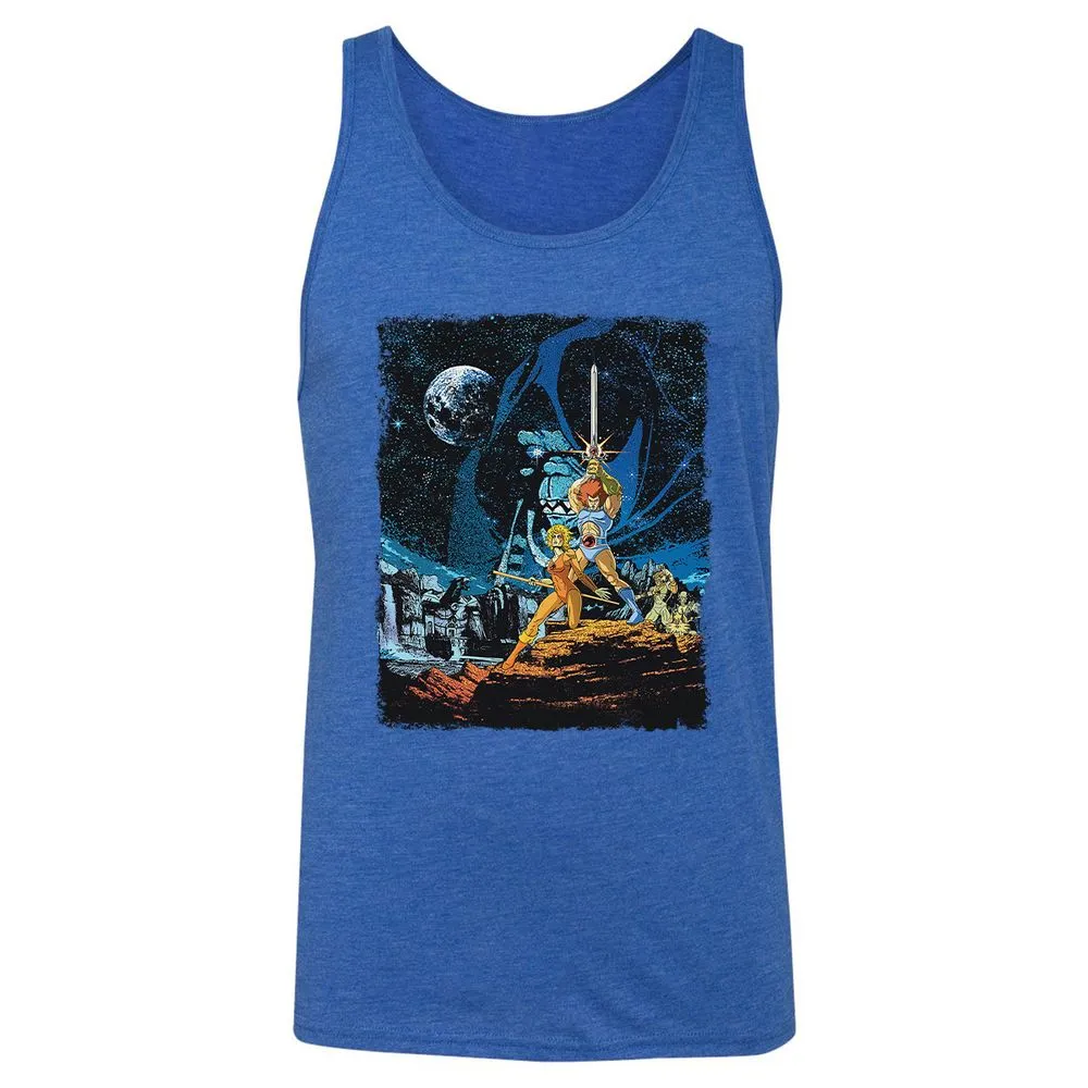 Unisex Jersey Tank - QXV65ZJK - True Royal Triblend - 12