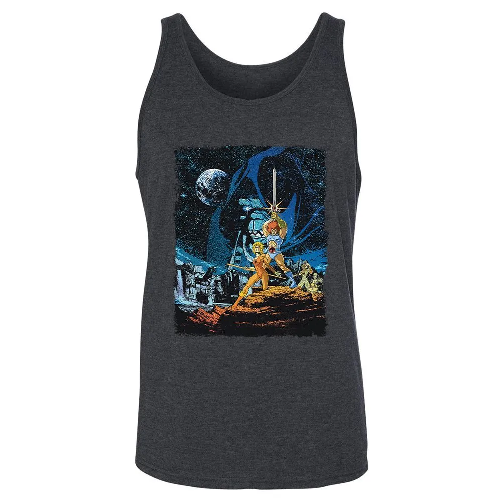 Unisex Jersey Tank - QXV65ZJK - Dark Grey Heather - 6