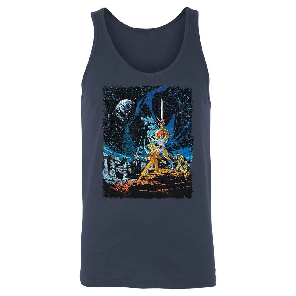 Unisex Jersey Tank - QXV65ZJK - Navy - 2