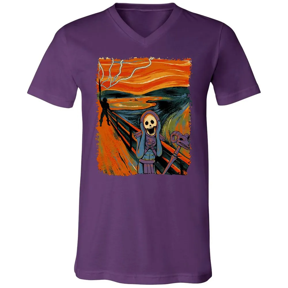 Unisex V-Neck T-Shirt - M87G3SAJ - Team Purple - 9