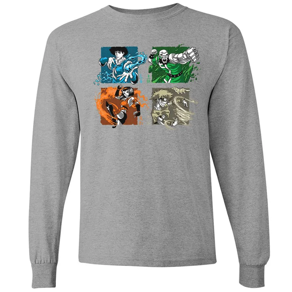Long Sleeve T-Shirt - Z31VXC6U - Graphite Heather - 6