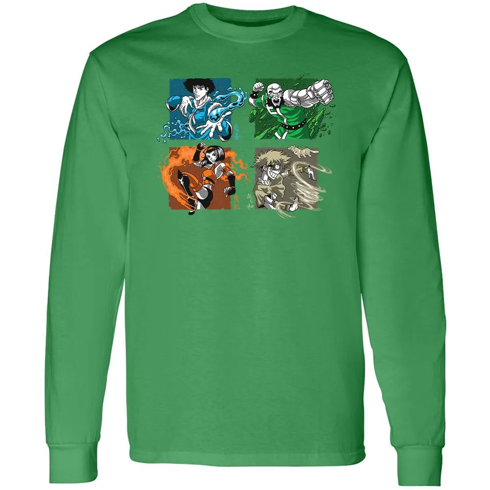 Long Sleeve T-Shirt - Z31VXC6U - Irish Green - 10
