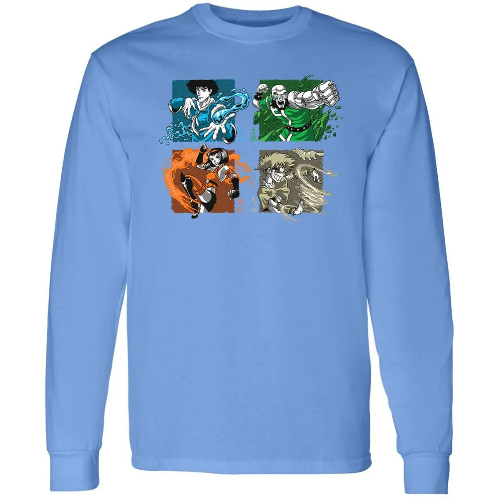 Long Sleeve T-Shirt - Z31VXC6U - Carolina Blue - 12